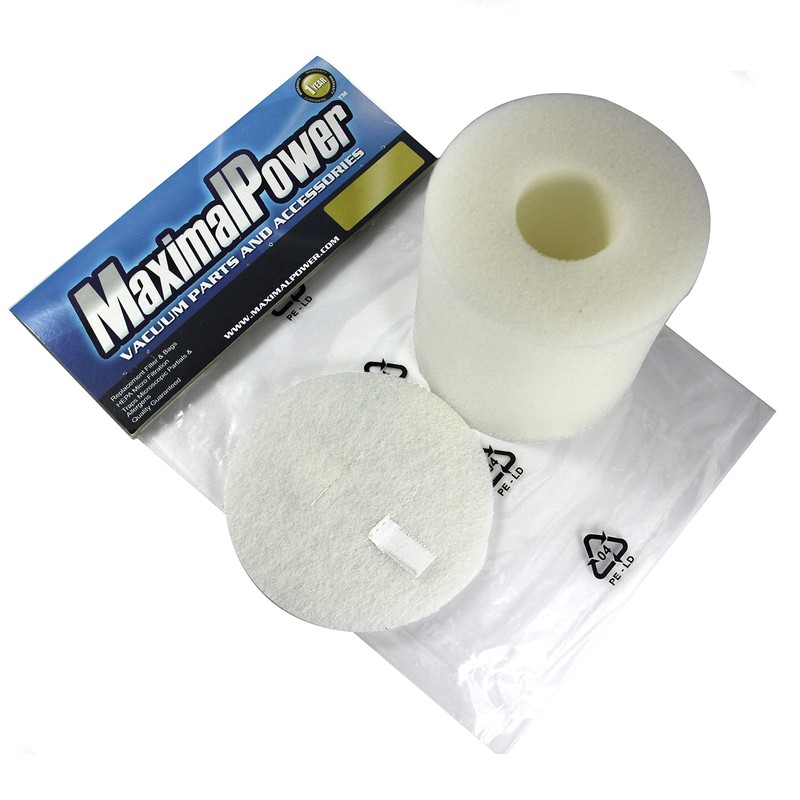 MaximalPower VF Shark NV500(2) Foam Vacuum Filter, White, Foam &