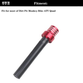 GWH CNC Aluminum Motorcycle Accessories Gasoline Gas Cap Oil Tank Petrol Valve Fuel Air Vent Hose ATV Quad For CRF CR 125 250 450 110 230 80 R CR250R CRF250R CRF230F Dirt Pit Bike Motorbike