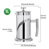 SOTECH French Press Coffee Maker Stainless Steel Insulated Easy Clean