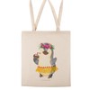 Mr. & Mrs. Panda Penguin Coconut Tote Bag, Gift, Penguins,