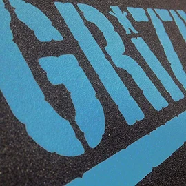 GRIZZLY GRIPTAPE Deck Tape STAMP PRINT GRIP TAPE BLUE 9x33 NO30