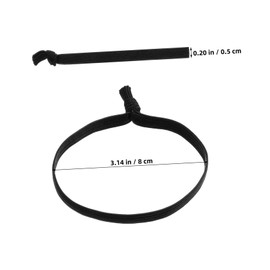 SAFIGLE 100pcs No Damage Elastic Hair Bands Nonslip Hair Scrunchies for Women Men for Ponytail Holders Soft Material