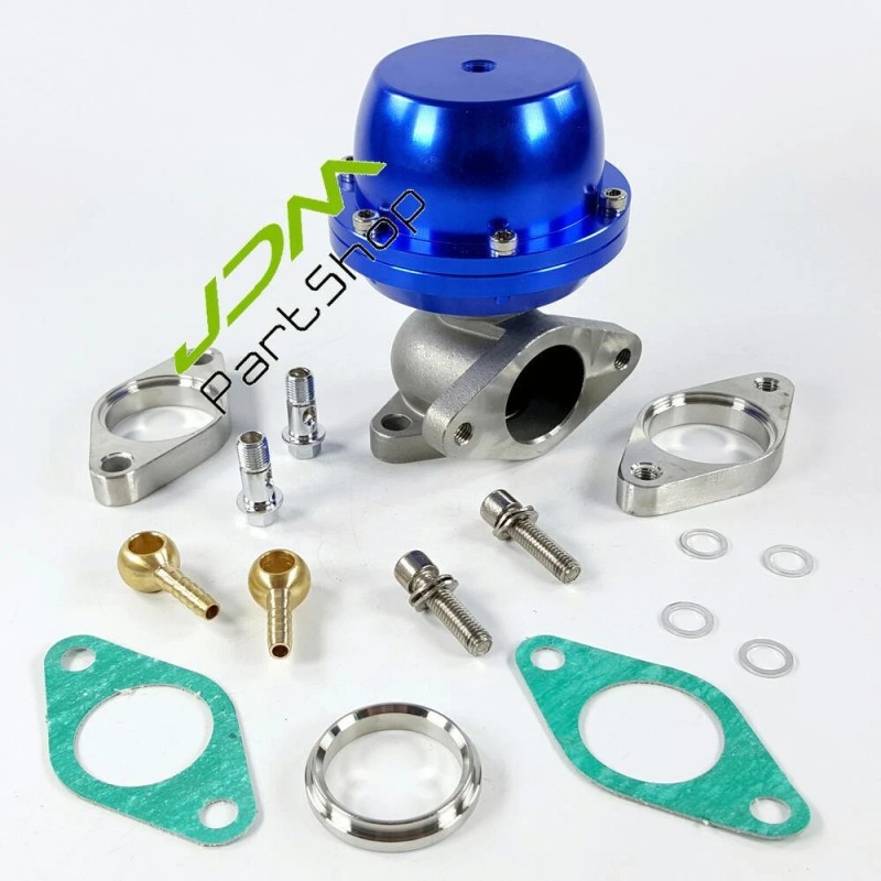 JDMPARTSHOP 38mm F38 Turbo External Wastegate 8 PSI W/Flanges Bolts