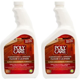 Hardwood Floor Cleaner Super Concentrate - 40 Fl Oz (2 Pack) - Fresh- Dilute Concentrate with Water for Spray Mops and Spray Bottles - Residue-Free Floor Cleaning Solution
