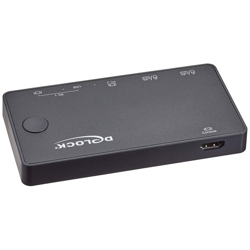 Delock 11477 HDMI / USB-C KVM Switch 4K 60Hz with