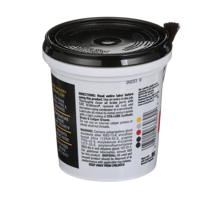 CRC Sta-Lube SL3303 Brake Caliper Synthetic Grease - 12 Wt