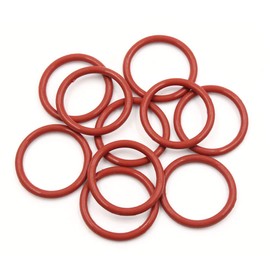 X AUTOHAUX 10pcs Brown Silicone Rubber O-Ring VMQ Seal Gasket Washer for Car 40mm x 4mm