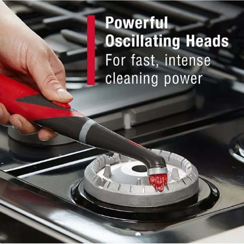 Rubbermaid Power Scrubber 5 Piece Set With Replaceable Heads