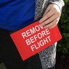 GRAPHICS & MORE Remove Before Flight Airplane Warning Makeup Cosmetic