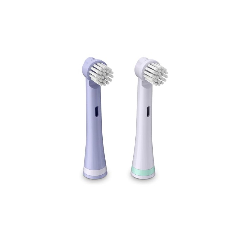 Brusheez Electronic Toothbrush Replacement Brush Heads 2 Pack (Luna The