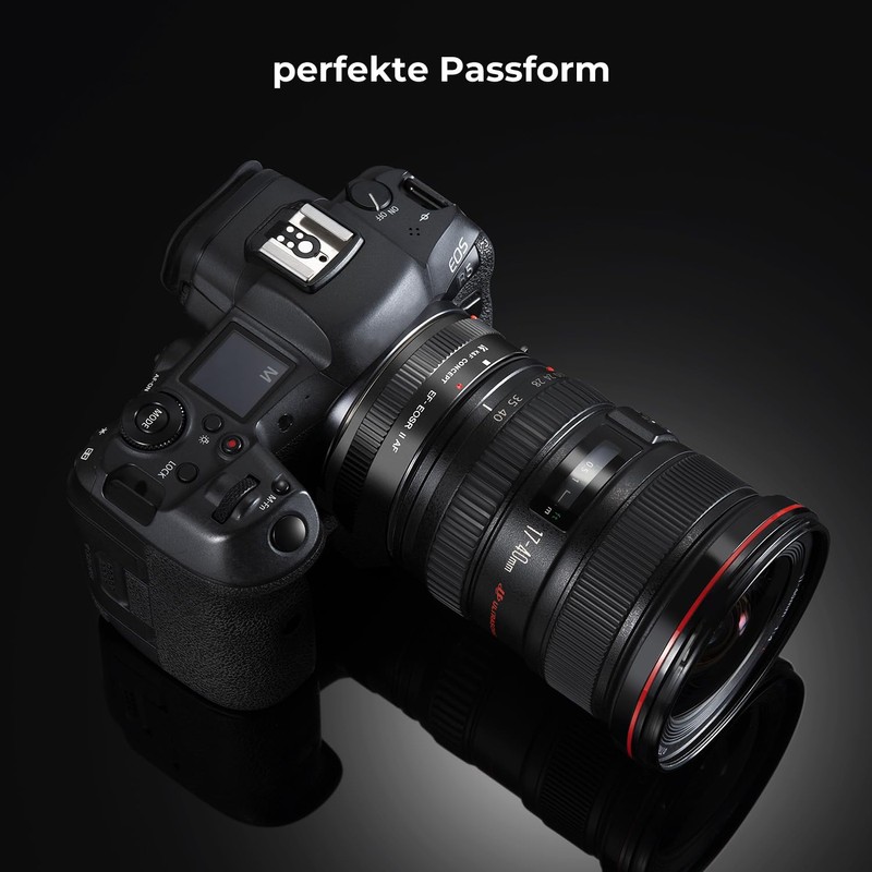 K&F CONCEPT Lens Adapter EF-EOSR Auto Focus Mount Converter for