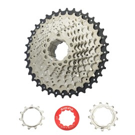 CYSKY 10 Speed Cassette 11-36T Cassette Suitable for Mountain Bike, Road Bike, MTB, BMX, Sram Sunrace Shimano Ultegra xt (Lightweight) (11-36T)