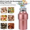 Garvee 560W Garbage Disposal Continuous Feed Food Waste Disposer Cleaner