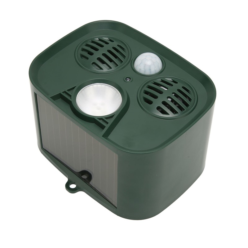 Ultrasonic Animal Repeller Solar Powered Motion Detection Animal Deterrent Device