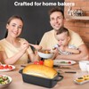Apatiner 2 in 1 Cast Iron Bread Pan with Lid,