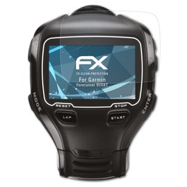 atFoliX Schutzfolie kompatibel mit Garmin Forerunner 910XT Folie, ultraklare FX Displayschutzfolie (3X)