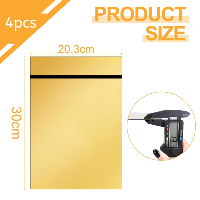 LALAGO 4 Pezzi Pannelli per Incisione Laser 30x20cm 1,3mm, Doppio