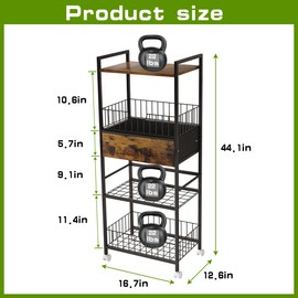 Black Free Standing Towel Rack for Bathroom, Towel Holder Stand with Drawer, Laundry Room Shelves Organization and Storage, Pool Towel Rack, Space-Saving Towel Storage Organizer (Black)