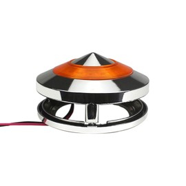 GAMPRO Air Horn Weather Protection Cover with Light (Silver With Yellow Light)