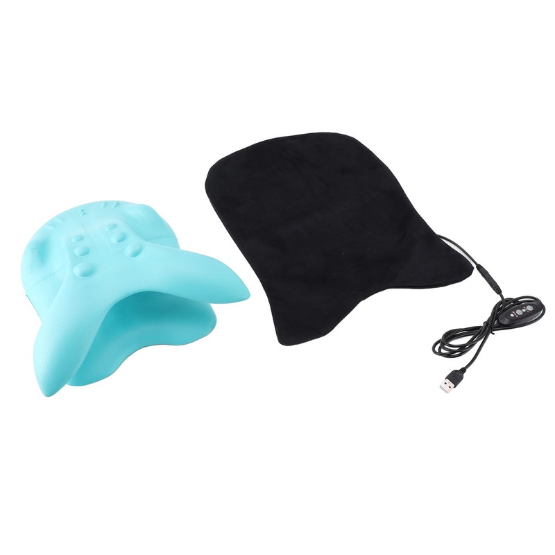 Electric Neck Stretcher Relieve Fatigue Reduce Stress Heated Cervical Neck