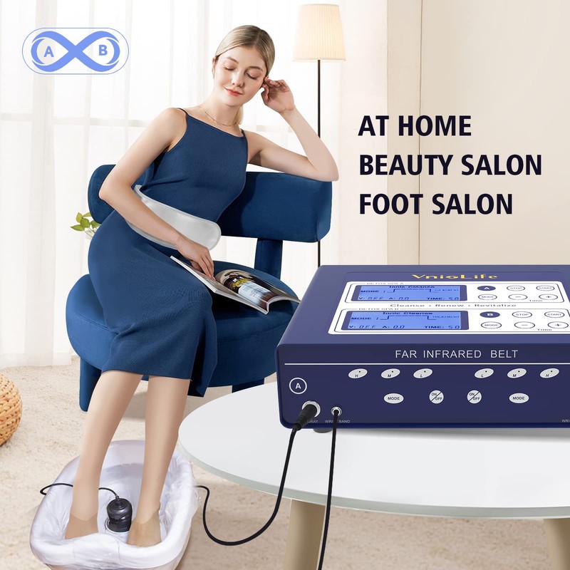 Professional Ionic Foot Bath Detox Machine, Dual Foot Detox Machine