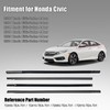 KAFKOF Window Molding Trim Seal for Honda Civic 2016-2021 Accessories,