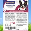 AnnonPet® 10 Orecchie di Manzo Essiccate per Cani – Snack