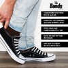 BANDS LACES No Tie Elastic Stretch Shoelaces (White)