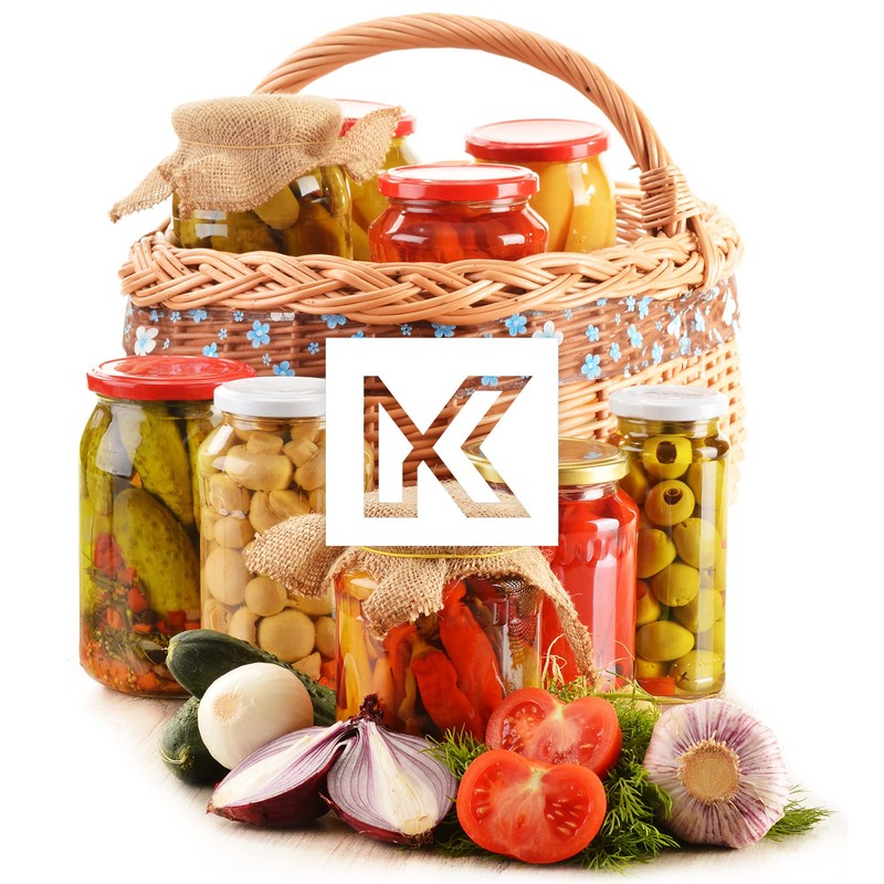KADAX Mini Jars 40 ml, Preserving Jars, Spice Jars with
