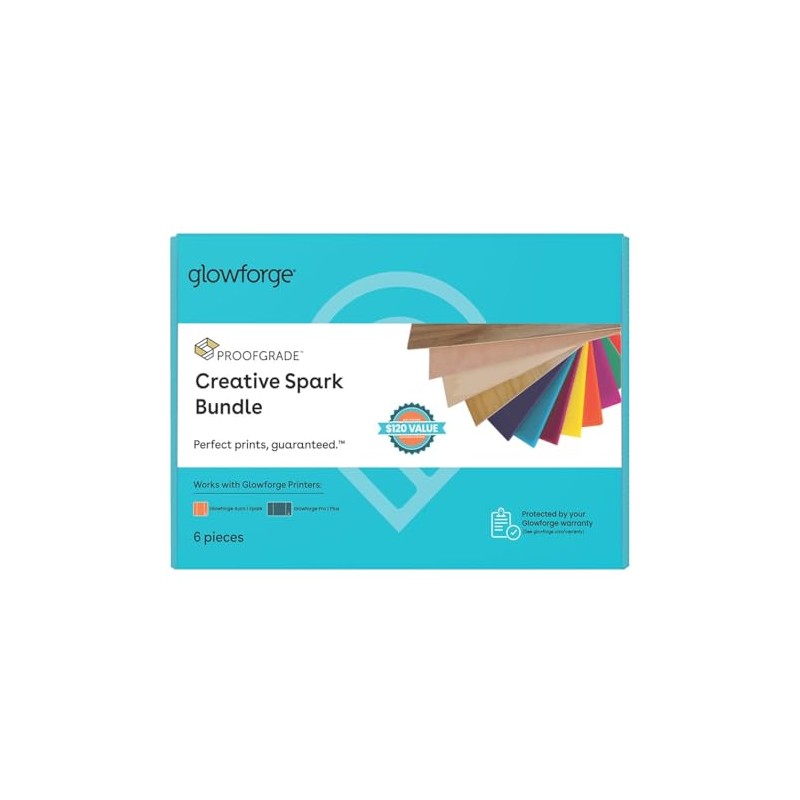Glowforge Creative Spark Bundle - 6 Sheets - 1 Sheet