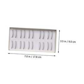 WOONEKY False Eyelash Strip Set 10 Pairs Natural Lash Extensions Training Strips Tweezers for Makeup Supplies