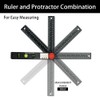 NORTOOLS Digital Angle Finder Protractor,7inch 0-360 degree LCD Digital Protractfor