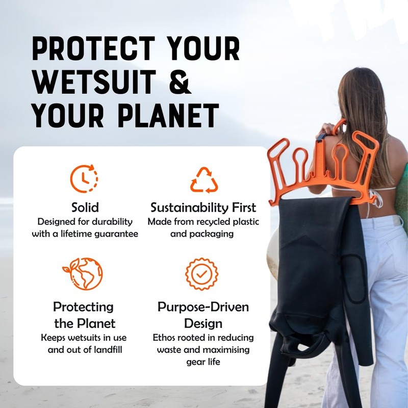 c-monsta Wetsuit Hanger is a Quick Drying Heavy Duty Hanger