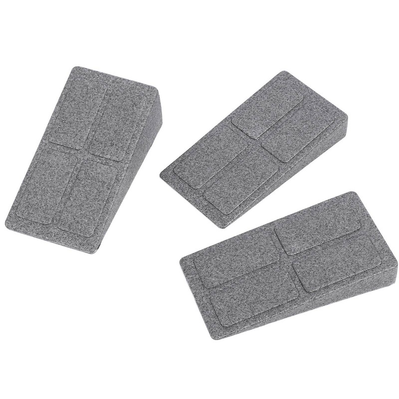 3 Pieces Calf Stretcher Slant Board Adjust Height Wedge Leg