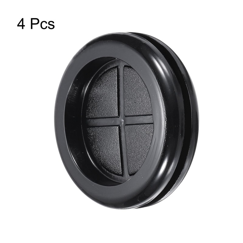 QUARKZMAN Rubber Sleeve Round Mounted on Both Sides, Diameter 38