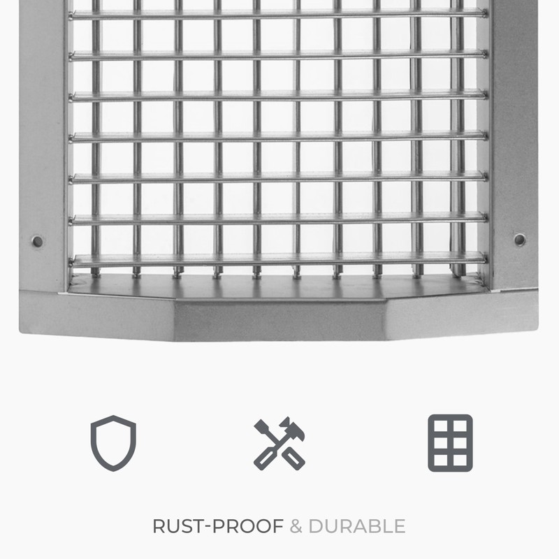 HVAC OV 17" x 3" Aluminum Supply/Exhaust Grille for a