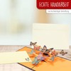LINPOPUP®, LIN17539, Pop Up Card Butterfly - 3D Birthday Card