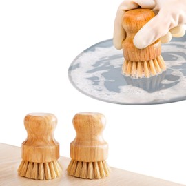 Washing Up Brush, Scrubbing Brush, Hand Brush, Cleaning Brush, Dish Brush for Cleaning Pots, Pots and Vegetables, Pack of 2