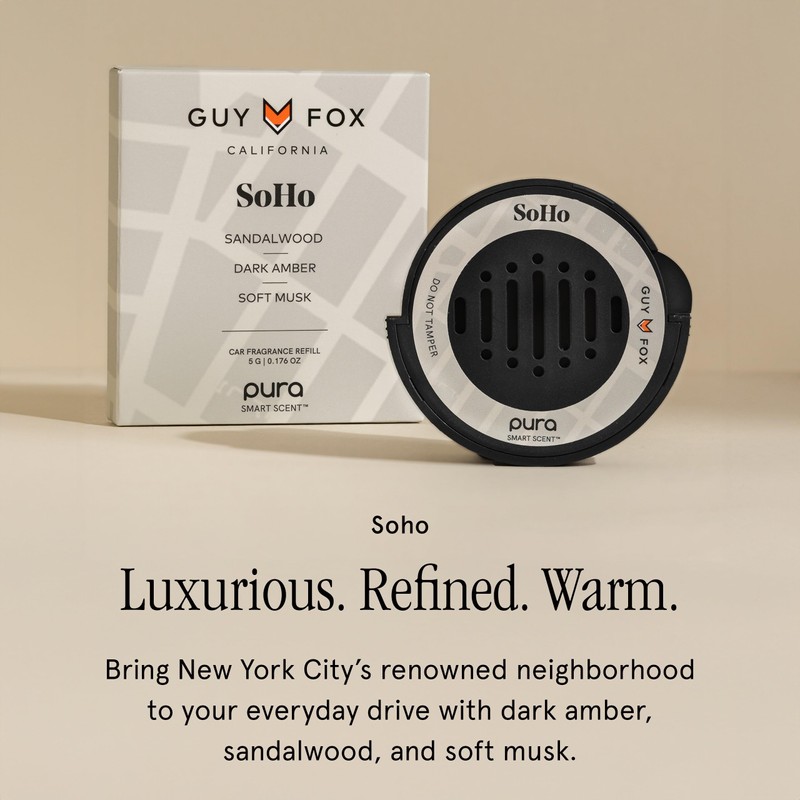 Pura & GUY FOX Car Scent Refill - Fragrance for