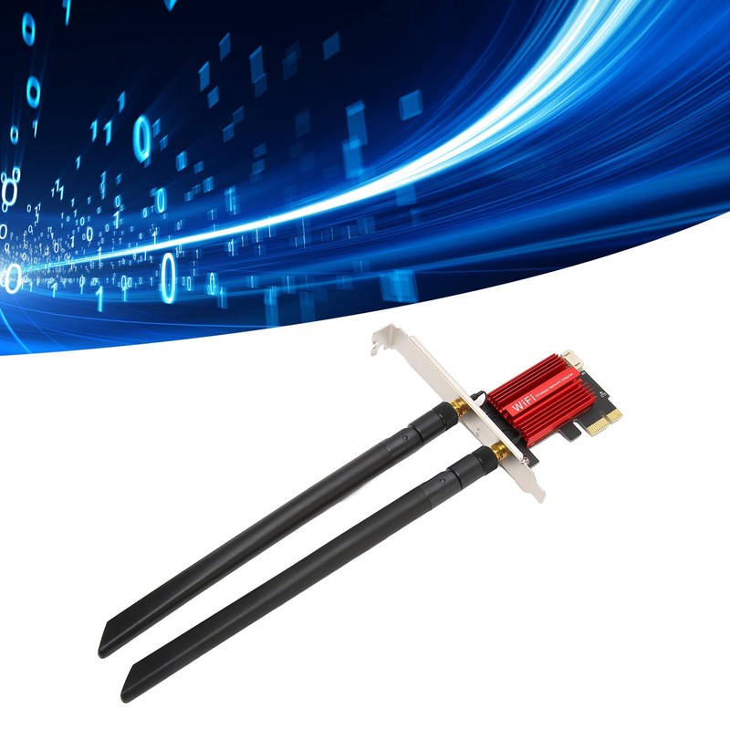 PCIe Network Card 300Mbps 2.4GHz 867Mbps 5GHz Dual Antenna BT4.2