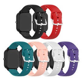 E ECSEM Replacement Bands Compatible with Wyze Watch 47mm Watch Strap Colourful Silicone Quick Release Strap Arm Bands for Wyze Watch 47mm Smartwatch for Women Men