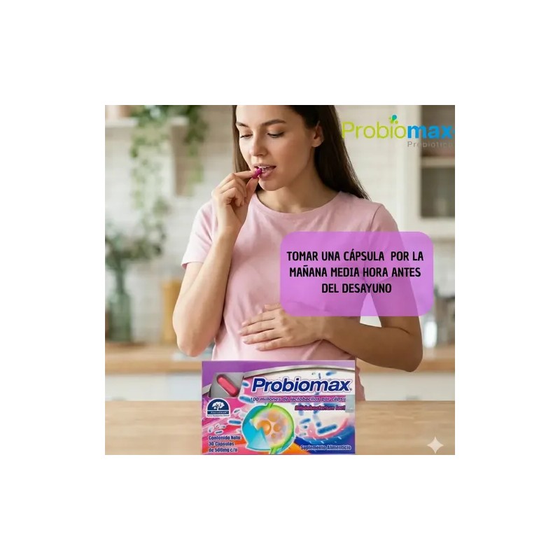 Probiomax Lactobacilos C/30 Capsulas Suplemento Alimenticio