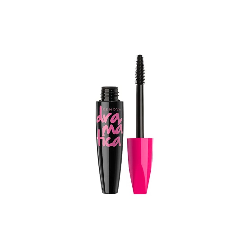 Renova Mascara para Pestaas Dramatica Multi-Efecto, Negro, 12 g