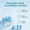 Tapones de Oídos y Pinza Nasal para Natación, Set de