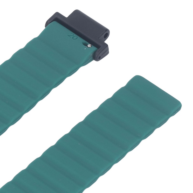 Magnetic Silicone Watch Strap Adjustable Silicone Bracelet Replacement Watchband for