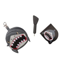 Smiggle Best Budz Mini Pen Pal Keyring/Bag Charm (Grey Shark)