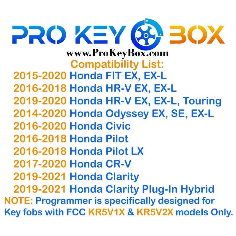 ProKeyBox New Remote Programmer for Select Honda vehicles (Remote not