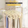 Jiang&Rong 30-Pack Velvet Pants Hangers, Space Saving Slim and Ultra-Thin