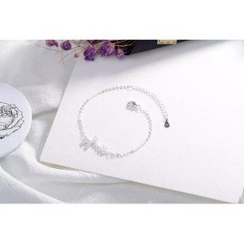 Unbranded 925 Sterling Silver Reindeer Snowflake Charm Bracelet Elche Christmas Gift PE35