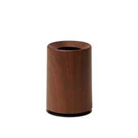 ideaco Mini TUBELOR rosewood Trash Can Round Shape 1.2L Diameter 4.9 x Height 7.3 inches (12.5 x 18.5 cm)